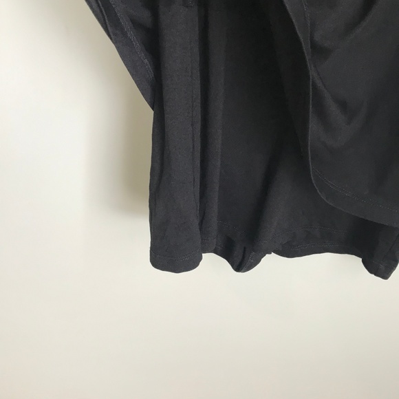 Susana Monaco Black Stretch 3/4 Sleeve Romper - Picture 3 of 5